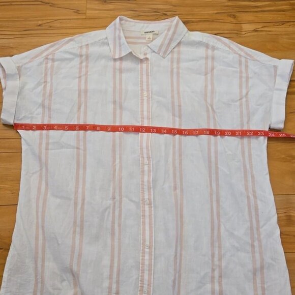 Goodthreads Women’s Oversized Lightweight Cotton Short Sleeve Shirt Size LARGE - Picture 9 of 9